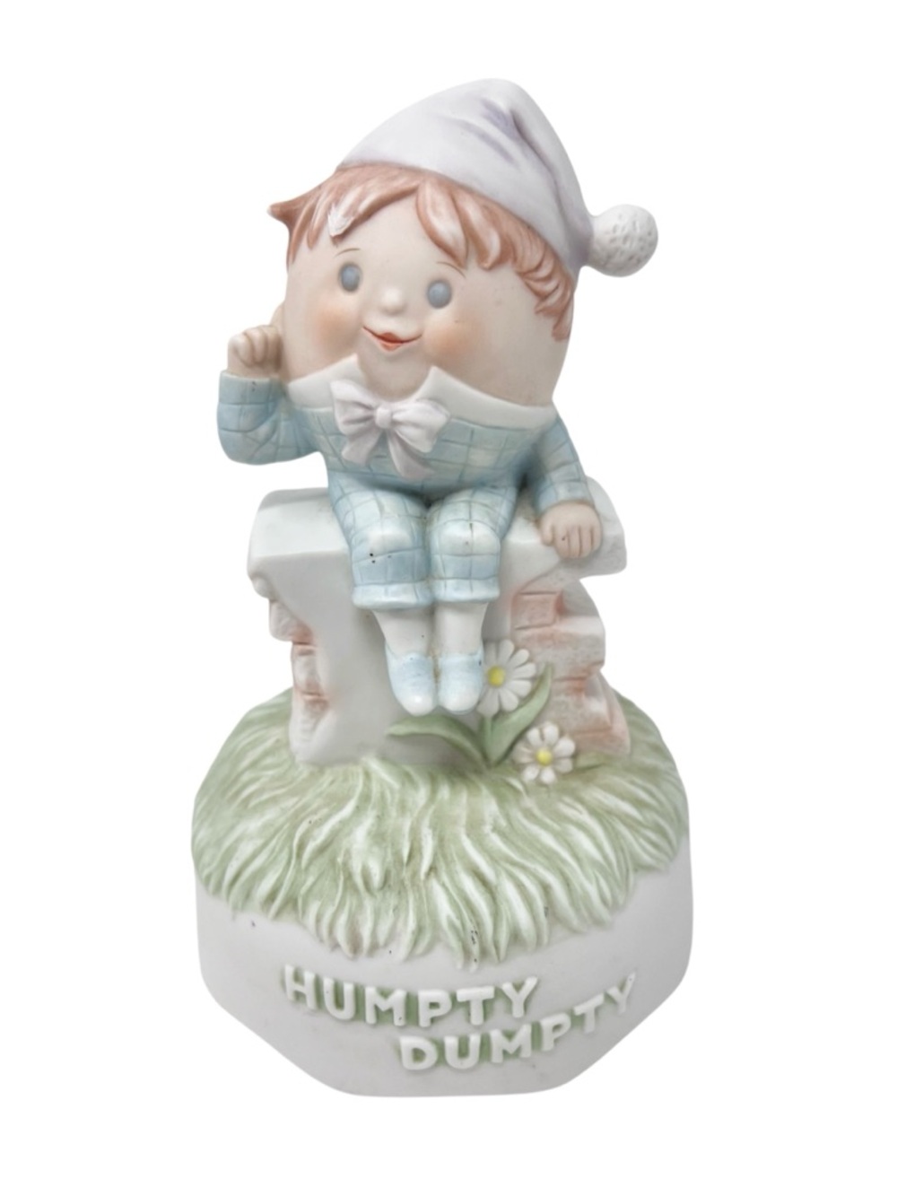 Vintage Gorham Humpty Dumpty Porcelain Music Box Japan